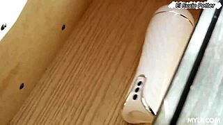 Helping her stepson with a forbidden touch in a quiet moment at home