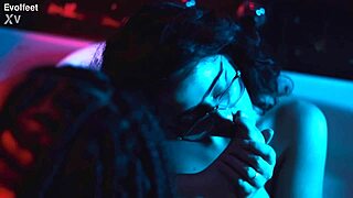 Latina Lesbians Engage In Foot Fetish Threesome