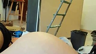 She enjoys my cock in her ass