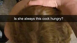 Cheating Whore Wife Fucked Hard on Snapchat, Want to See?