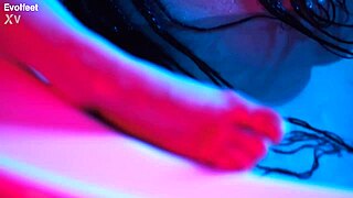 Latina Lesbians Engage In Foot Fetish Threesome