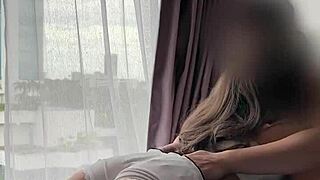 i finished twice while riding his cock in the garage