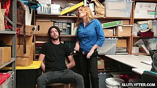 Female LP Officer Feeds Pussy to Male Suspect