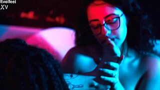 Latina Lesbians Engage In Foot Fetish Threesome