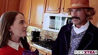 Willy Wonka stars in a quirky sexxx factory adventure