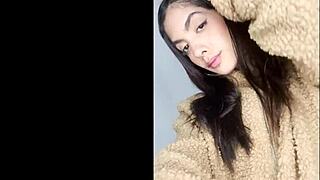 Latina babe Galatea face fucks and rides large cast