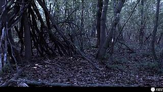 girl lost in woods with valentina nappi frozen. wanna see her facefucked in wild nature?