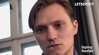 Czech Blonde Jenny Wild Rides Big Cock