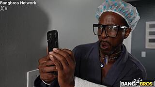 ameena handles two massive black cocks in interracial action