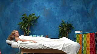 Massage sex episode with oiled ass and boobs fingering