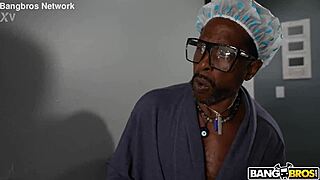 ameena handles two massive black cocks in interracial action