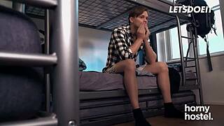 Czech Blonde Jenny Wild Rides Big Cock