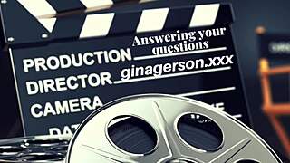 Gina Gerson shares petite blonde secrets in homemade fan interview