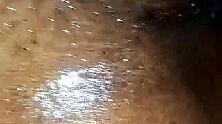 melina, take this monster cock with your oiled skinny frame