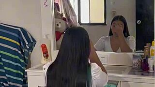 My sister-in-law visits and I fuck her big ass while my girlfriend is away