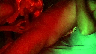 the young indian milf performs a deepthroat blowjob on her boss while a voyeur watches