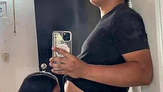 My sister-in-law visits and I fuck her big ass while my girlfriend is away