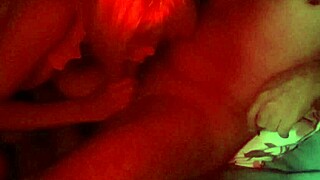 the young indian milf performs a deepthroat blowjob on her boss while a voyeur watches