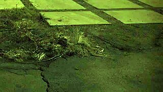 Hairy teen babe gets fucked with feet fetish first time!