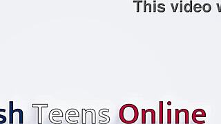 Two British nurses kneel down to suck hard cock in homemade clip