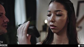 Frozen in time, Lia Lin gets used and fucked