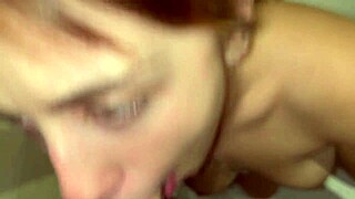 i can’t stop with this piss slut in wet showers