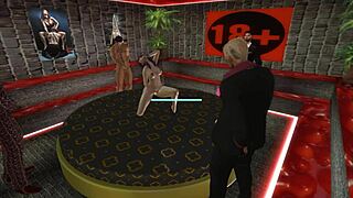 Prettynuur Dominates 4-On-1 Orgy