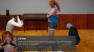 teen sucking that big interracial cock before pussy action