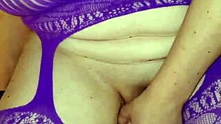 why does this whore wife creampie herself with dildo?