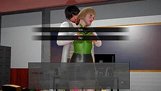 teen sucking that big interracial cock before pussy action