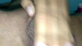 Fucking tight shaved pussy with creampie finish