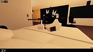 Boyfriend forces fuck on Roblox!