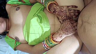 An intriguing encounter unfolds at an Indian wedding