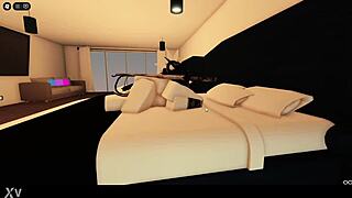 Boyfriend forces fuck on Roblox!