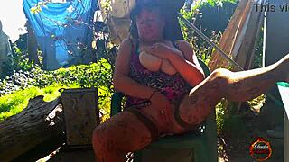 Klaudiaambergirl Enjoys Solo Outdoor Fun