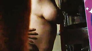 Is This Bound BBW Wife Teasing At Window?