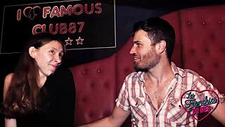 Lola Douce European milf with big tits suffers two huge cocks in her skinny ass