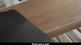 stepsister caught stepbrother watching taboo porn, rides big cock pov