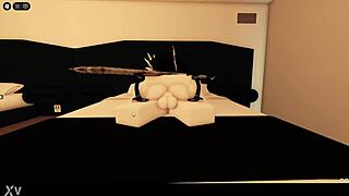 Boyfriend forces fuck on Roblox!