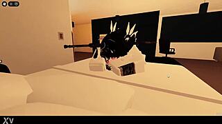 Boyfriend forces fuck on Roblox!