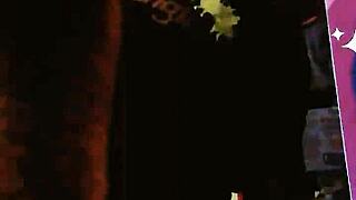 Is This Bound BBW Wife Teasing At Window?