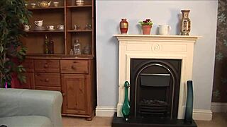 Shy French Maid Romana Ryder Seduces Client with Lingerie and Deepthroat Skills