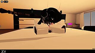 Boyfriend forces fuck on Roblox!