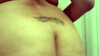 queenjuiccy shows off her big booty in white girl style