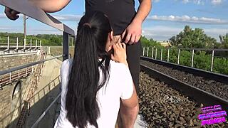 We wanted to make love on the train but were nearly caught