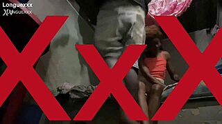 Intriguing skinny slut in miniskirt hides a naughty side. Can you guess it?