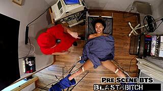 rebel wyatt's pussy blasted with cum in pov backstage action