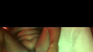 thick ebony with big natural tits gets her tight pussy drilled by bbc while toes are up