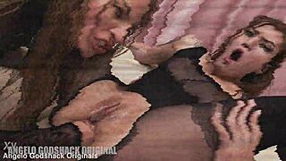 mina and eveline dellai take on hardcore angels 4 on 2