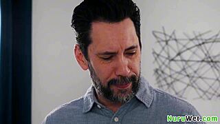 Summer vixen teases her client with a naughty nuru massage.